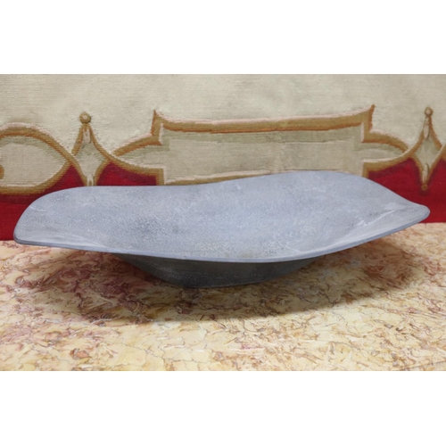 5041 - Decorative metal bowl, approx 10cm H x 50cm W x 30cm D