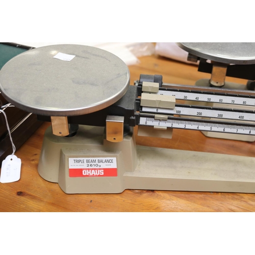 5051 - Set of weighing scales, each approx 46cm W (2)
