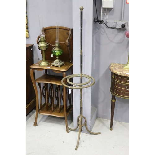 5059 - Art Deco French standard lamp, unknown working condition, approx 148cm H