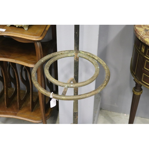 5059 - Art Deco French standard lamp, unknown working condition, approx 148cm H