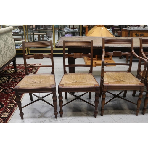 5134 - Set of six English dining chairs, to include two armchairs (6)