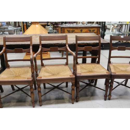 5134 - Set of six English dining chairs, to include two armchairs (6)