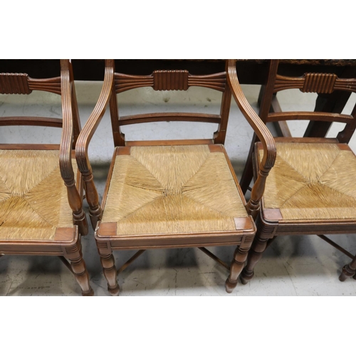 5134 - Set of six English dining chairs, to include two armchairs (6)