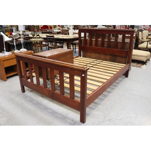 5230 - Modern bed, with slats, approx 113cm H x 200cm L x 150cm W