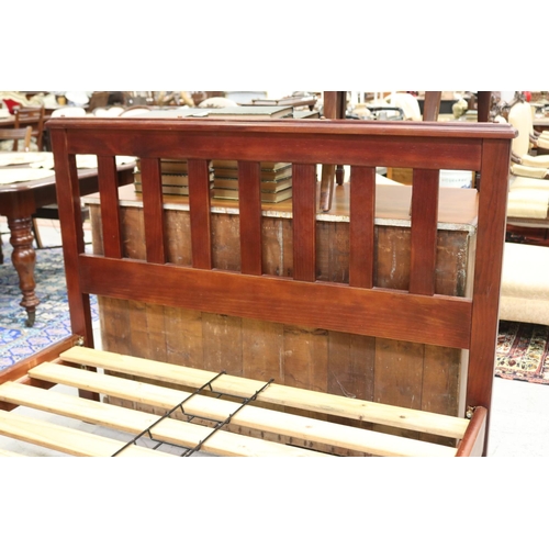 5230 - Modern bed, with slats, approx 113cm H x 200cm L x 150cm W