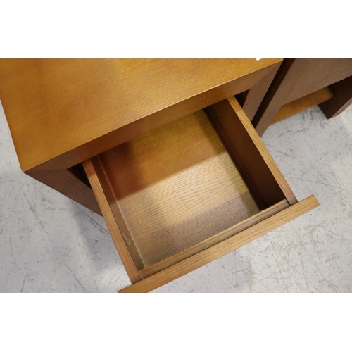 5242 - Pair of modern bedside tables, each approx 56cm H x 46cm W x 51cm D (2)