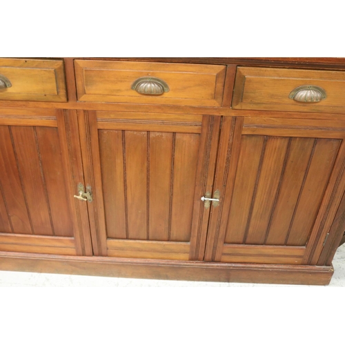 5279 - Sideboard with three drawers & three doors, approx 86cm H x 134cm W x 59cm D