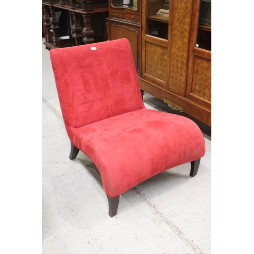 5169 - David Shaw - Warwick macro rasberry slipper chair