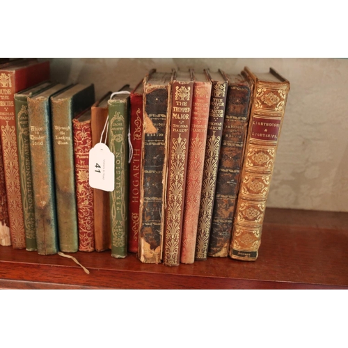 41 - Assortment of antique and later books