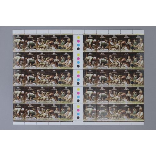 100 - Sheet of 50 unused stamps, Click Go The Shears, 33 cents