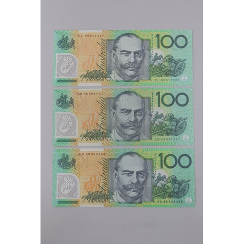 127 - 3 x $100 notes (3)