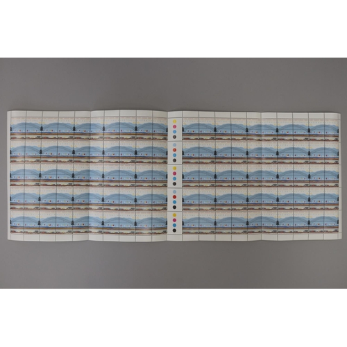 97 - Sheet of 100 unused stamps, Sydney Harbour Tunnel 45 cent