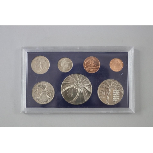 41 - Cased specimen western Samoa coin set