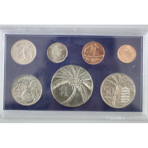 41 - Cased specimen western Samoa coin set