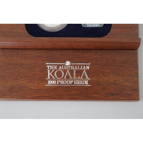 5 - Cased Mint The Australian Koala 1990 proof issue