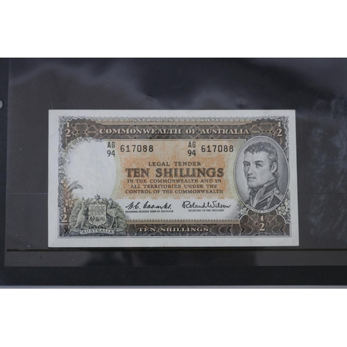 66 - Ten Shilling Commonwealth of Australia note, QE II issue 1954 - 1966