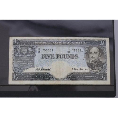 68 - Five pound note - Commonwealth of Australia Issue QE II 1954 - 1966