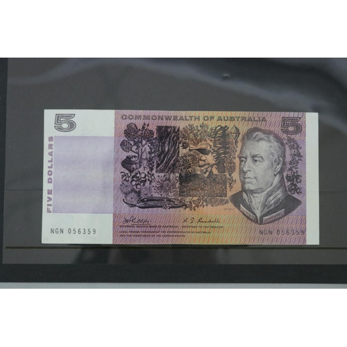 72 - Five Dollars Commonwealth of Australia Philips and Randal signature