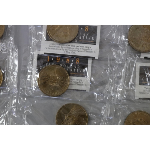 77 - Forty Australian Commemorative coins 1988 - These commemorative coins have been struck to celebrate ... 