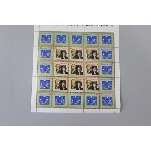 119 - Unused stamp sheet - 50 x 45 cents 90th Inter-Parliament Conference 1993