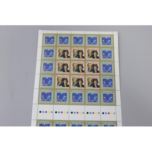 119 - Unused stamp sheet - 50 x 45 cents 90th Inter-Parliament Conference 1993