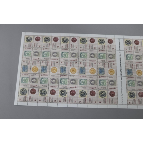 82 - Sheet of 100 41 cent stamps, 150th anniversary of the first postage stamp 1846 - 1990  Colonial stam... 