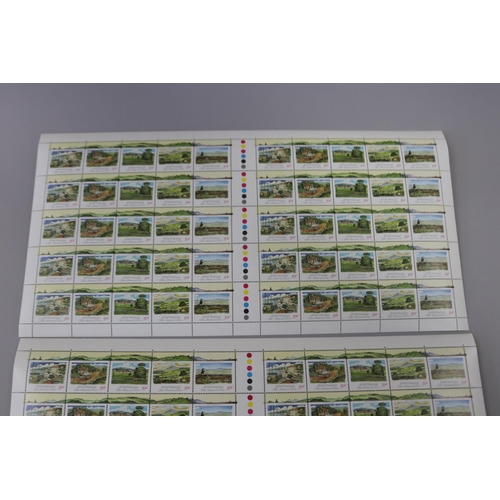 83 - Two sheets of 50 stamps each (100) 39 cent Australian stamps, Pastoral series