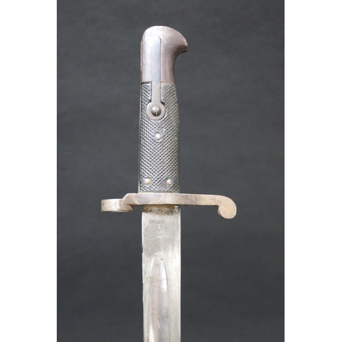 134 - British Sword Bayonet, Martini-Henry, Pattern 1887 Mk.4* (Kiesling 374). A very good example in very... 