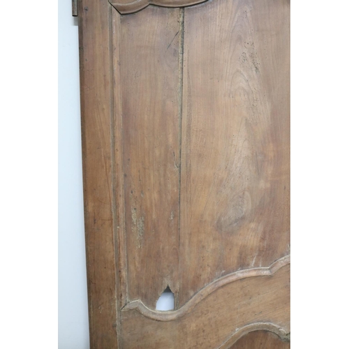 849 - Pair of antique French doors, approx 160cm H x 67cm W and 160cm H x 57cm W (2)