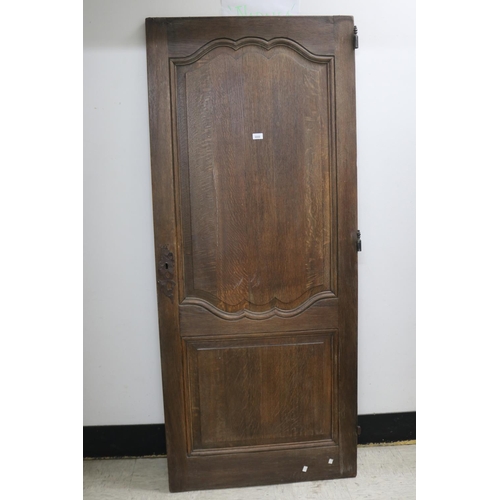 850 - Antique French door, approx 186cm H x 79cm W