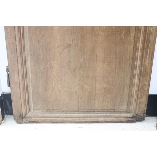 852 - Large antique French door, approx 219cm H x 83cm W