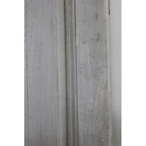 853 - Antique French painted door, approx 177cm H x 59cm W