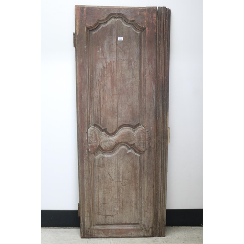 856 - Antique French door, approx 177cm H x 69cm W