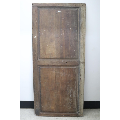 857 - Antique French wooden panel, approx 190cm H x 85cm W