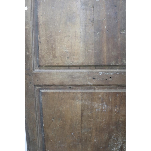 857 - Antique French wooden panel, approx 190cm H x 85cm W