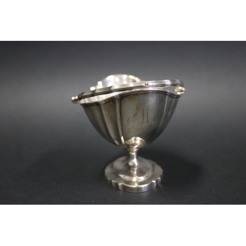 1012 - Fine antique English George III sterling silver sugar basket, London 1795 - by Stephen Adams, approx... 