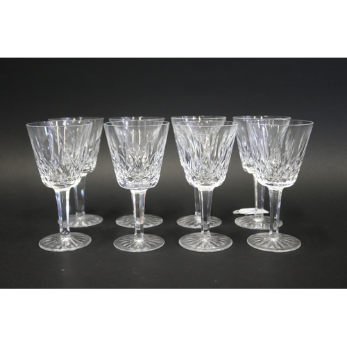 1070 - Eight Waterford cut crystal glasses, approx 15cm H (8)