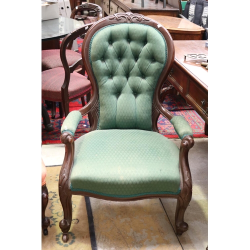 Antique Grandfather and grandmother chairs 2