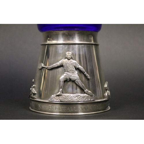 1001 - The Sport Australia Hall of Fame Legend 2009 trophy, made by the silversmith Peter Gertler, signed a... 