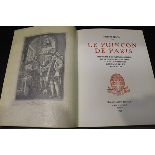 138 - Books - French Le Poin De Paris by Henry Noca 1-5 vol books, 1968, each approx 28cm H x 22cm W x 5cm... 