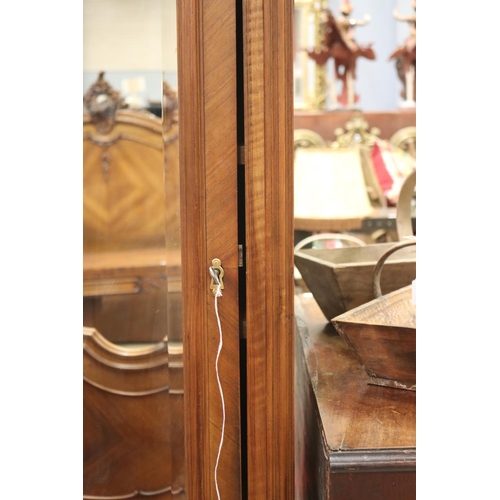 147 - Antique French Louis XV style three door armoire, approx 253cm H x 172cm W x 50cm D
