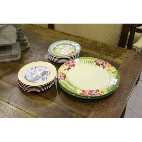 190 - Array of Tommy Bahama plates, approx 28cm Dia and smaller