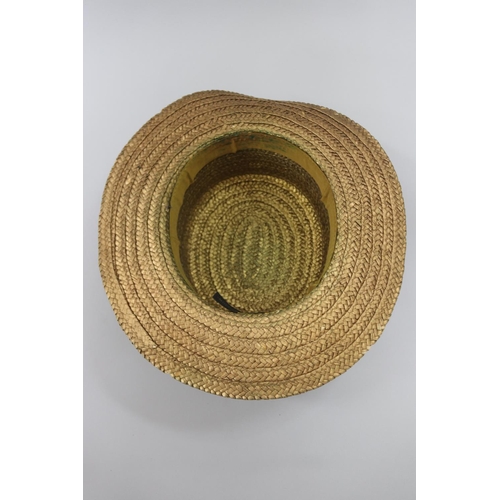 206 - Morgan Taylor sun hat, approx 8.5cm H x 30cm W