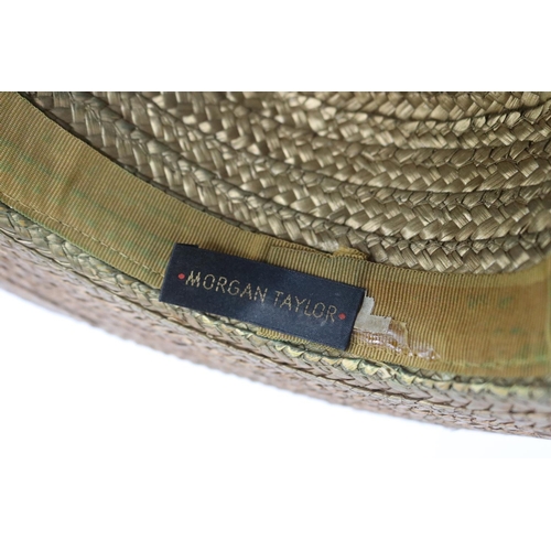 206 - Morgan Taylor sun hat, approx 8.5cm H x 30cm W