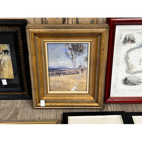 693 - Selection of decorative prints, approx 27cm x 35cm and smaller (7)