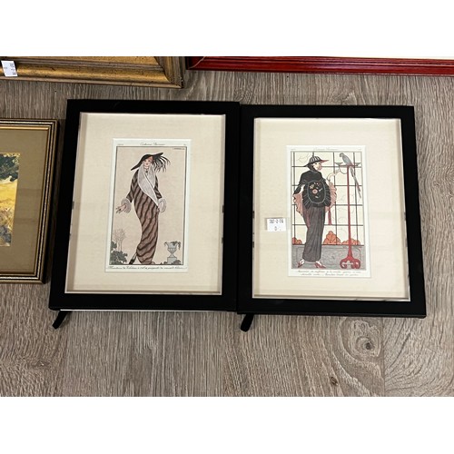 693 - Selection of decorative prints, approx 27cm x 35cm and smaller (7)