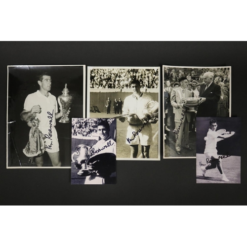 1119 - Black and white photographs of Australian Championships Ken with Sir Robert Menzies 1955, US Champio... 