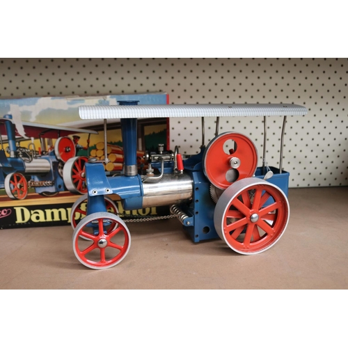 13 - Vintage Wilesco live steam traction engine D40 Model, in original box Made in west Germany (unused a... 