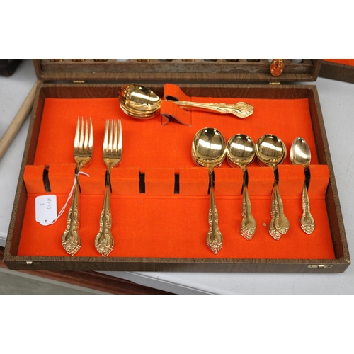 180 - Rodd gold plated part flatware service