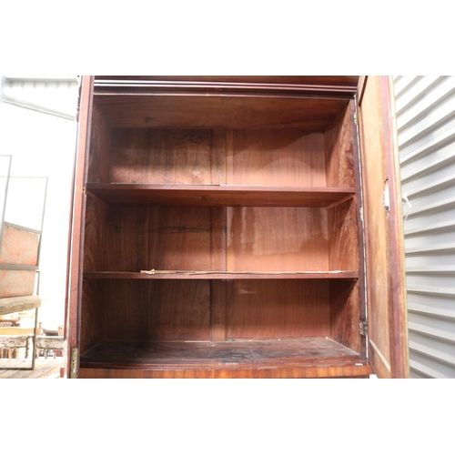 566 - A 19th century Australian cedar five drawer Chest with a later 